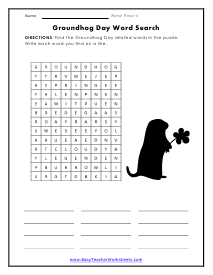 Word Search Worksheet