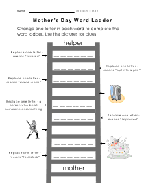 Word Ladder Worksheet 2