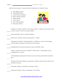 The People Question Worksheet