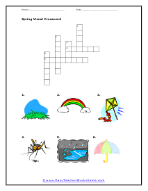 Visual Crossword Worksheet