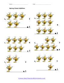 Visual Addition Worksheet