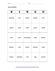 Bingo Card #2