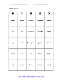 Bingo Card #5