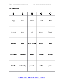 Bingo Card #6