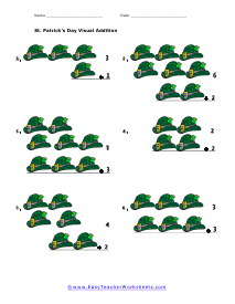 Visual Addition Worksheet