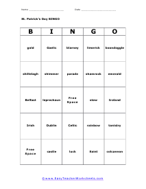 Bingo Card #2