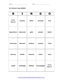 Bingo Card #5