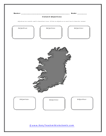 Adjective Worksheet