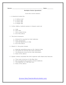 Queen Victoria Worksheet