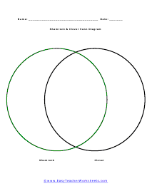 Shamrock & Clover Worksheet