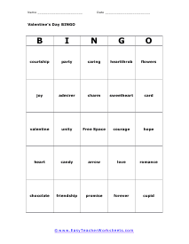 Bingo Card #2