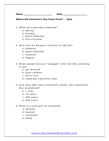 History Multiple Choice Worksheet