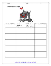 KWHL Worksheet