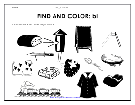 Find and Color Worksheet
