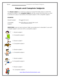 Picture Worksheet