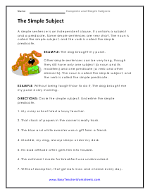 Circle It Worksheet