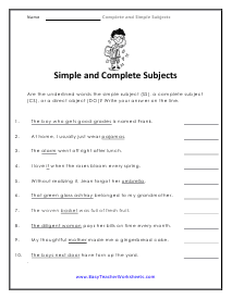 What's That? Worksheet