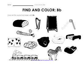 Find and Color Worksheet