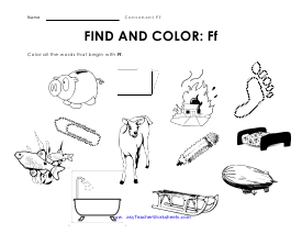 Color Me Worksheet