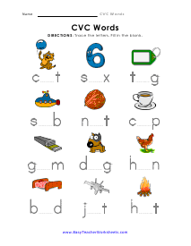 Letters Matter Worksheet