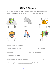 My Words Worksheet