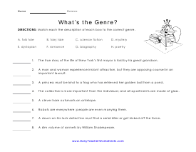 What's the Genre Worksheet