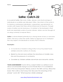 Catch-22 Worksheet