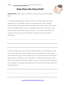 Story End Worksheet