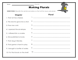 Making Group Worksheet