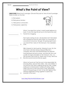 Passage Worksheet