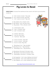 Quotation Marks Worksheets