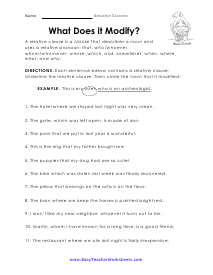 Modify Worksheet