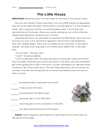 Little House Worksheet