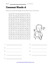 Consonant Circles Worksheet