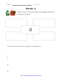 Word Shape Worksheet