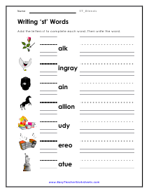 St- Worksheet