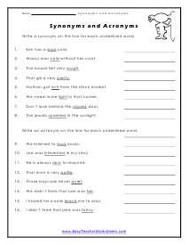 Synonyms and Antonyms Lesson Plans & Worksheets Reviewed by Teachers