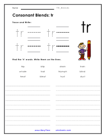 Tr- Worksheet