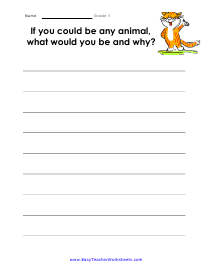 An Animal Worksheet