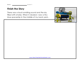 Finish the Story Worksheet