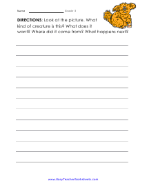 Picture Writing Worksheet