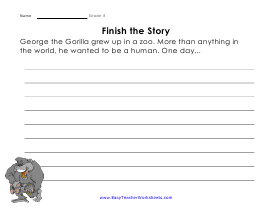 Gorilla Worksheet