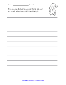 5th Grade Writing Worksheets