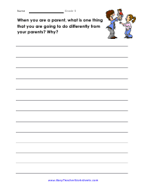 5th grade essay writing worksheets pdf