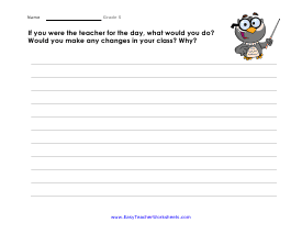 5th Grade Writing Worksheets