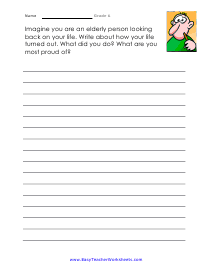 creative writing grade 6 worksheets