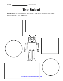 Robot Worksheet