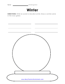 Winter Worksheet