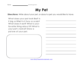 Gary and the Kite Worksheet