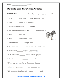 Way Worksheet